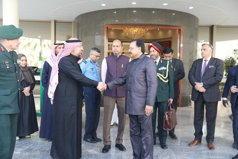 Visit of Hon’ble Minister of State for Defence & Tourism Shri. Ajay Bhatt to Saudi Arabia on 05-08 February 2024.