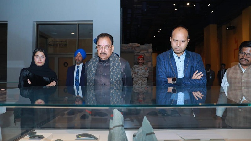 Visit of Hon’ble Minister of State for Defence & Tourism Shri. Ajay Bhatt to Saudi Arabia on 05-08 February 2024.