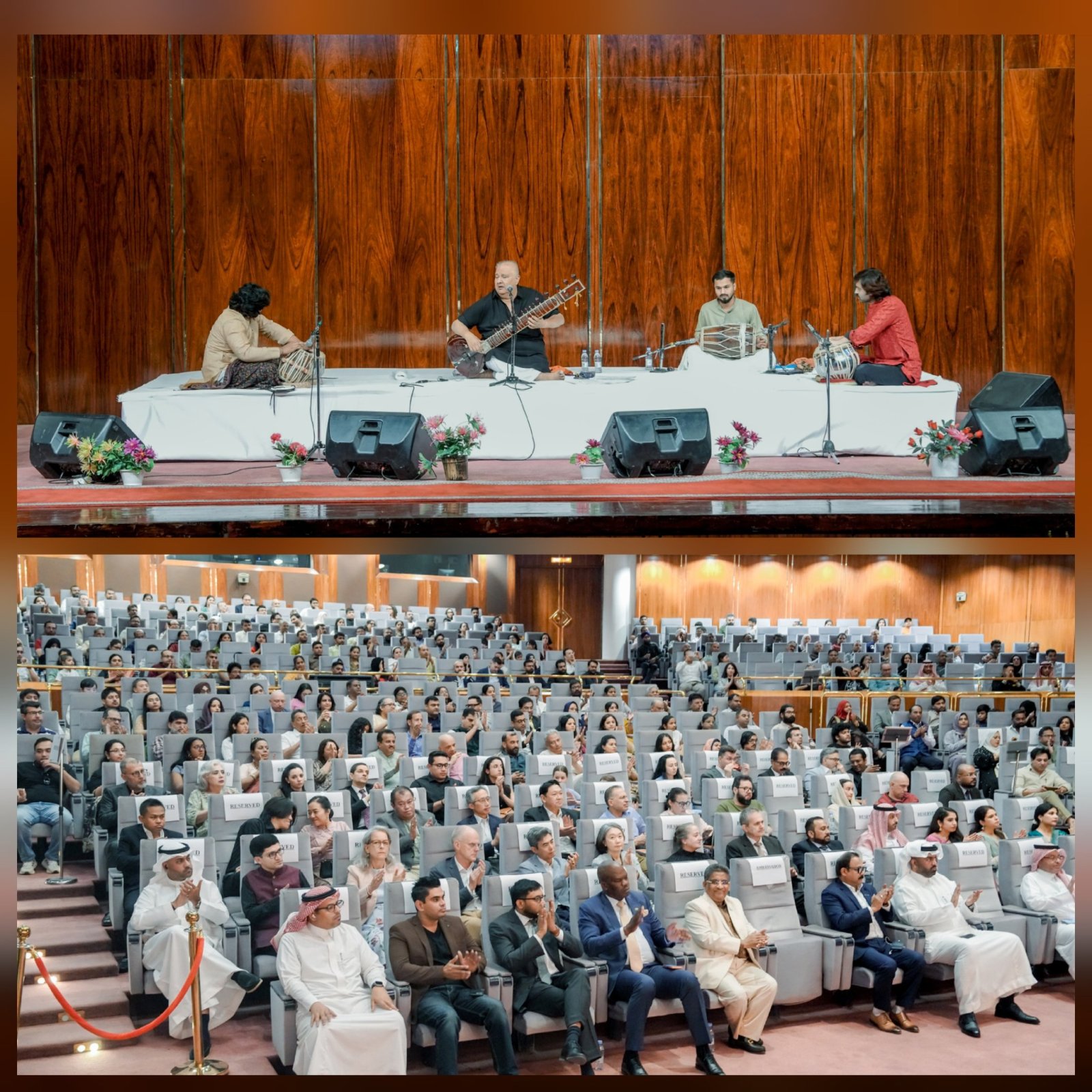 Embassy hosts musical performance by Ustad Shujaat Husain Khan.