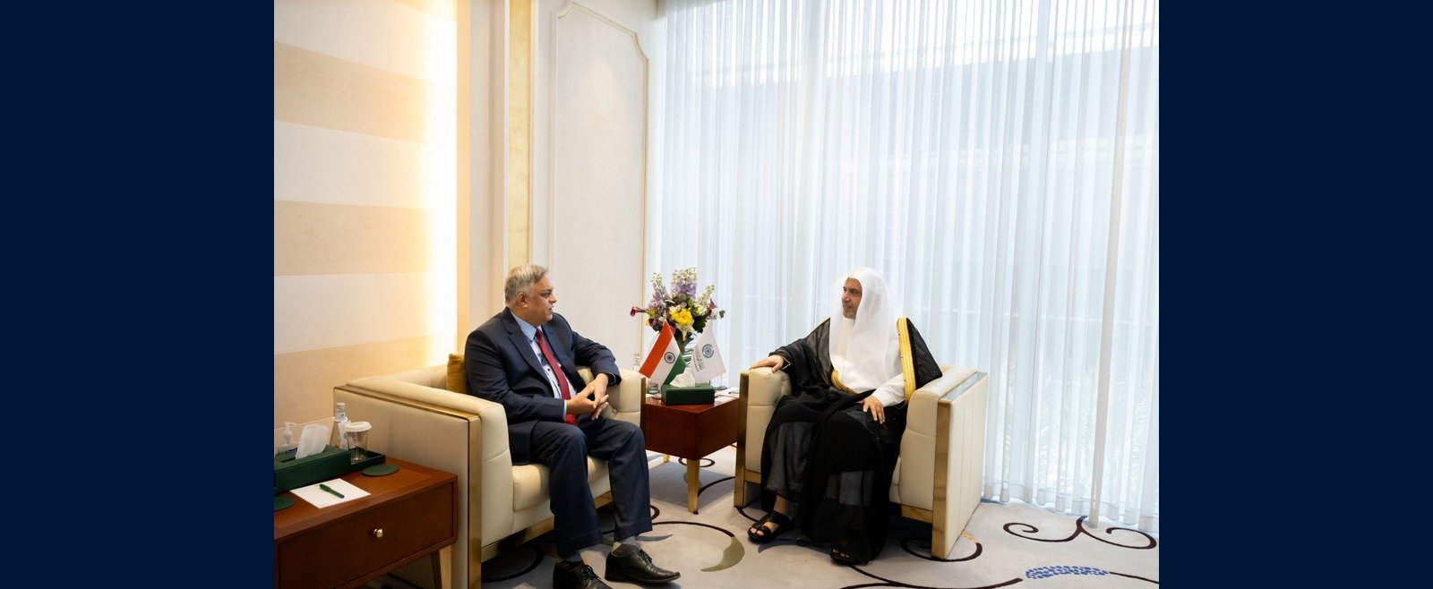 Ambassador Dr. Suhel Khan met H.E. Sheikh Dr. Mohammed Al-Issa, Secretary-General, Muslim World League.