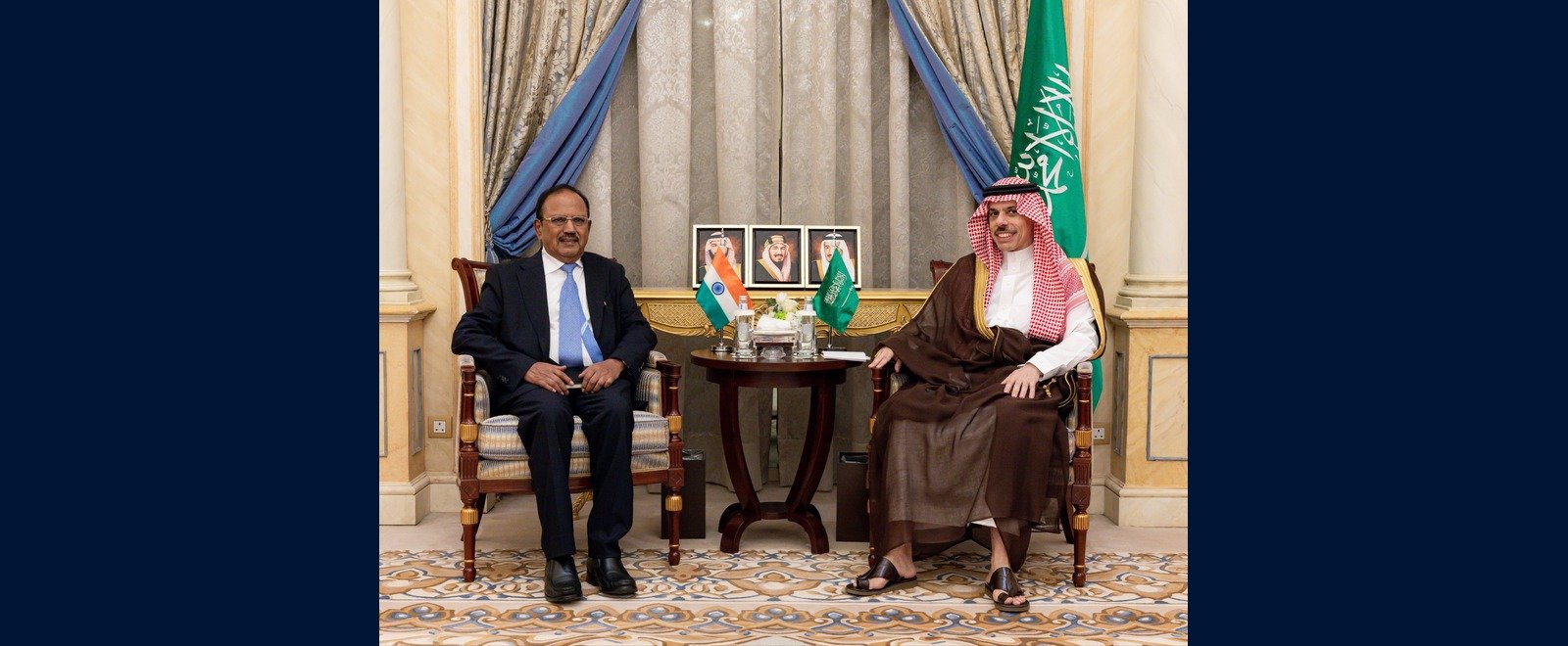 Hon’ble NSA Shri Ajit Doval met H.H. Foreign Minister Prince Faisal bin Farhan Al Saud.