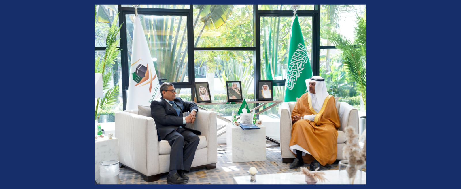 Secretary, Ministry of Minority Affairs, Government of India, Dr. Chandra Shekhar Kumar, held a meeting with H.E. Dr. Abdulfattah bin Sulaiman Mashat, Vice Minister, Ministry of Hajj and Umrah, Kingdom of Saudi Arabia.