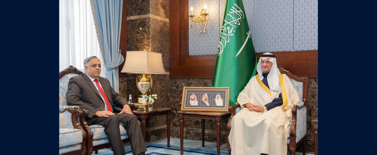 Ambassador Dr. Suhel Khan paid a courtesy call on His Royal Highness Prince Saud bin Talal bin Badr Al Saud, Governor of Al-Ahsa, in Hofuf  on 18 January 2026