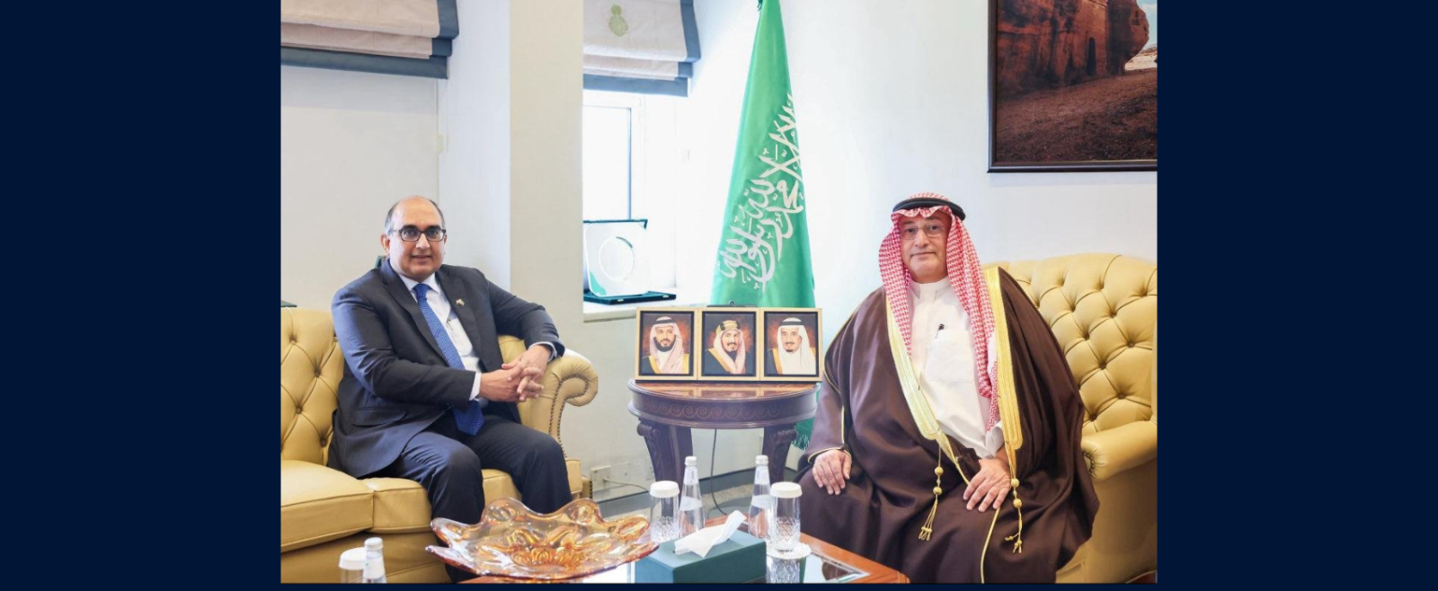 Ambassador Shri Vipul met H.E. Dr Rayed Krimly, Deputy Minister for Public Diplomacy, Ministry of Foreign Affairs, Kingdom of Saudi Arabia