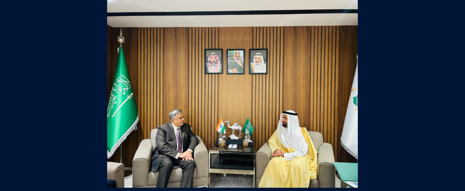 Ambassador Dr. Suhel Khan met with H.E. Dr. Tawfiq Al-Rabiah, Minister of Hajj and Umrah, on August 31, 2025