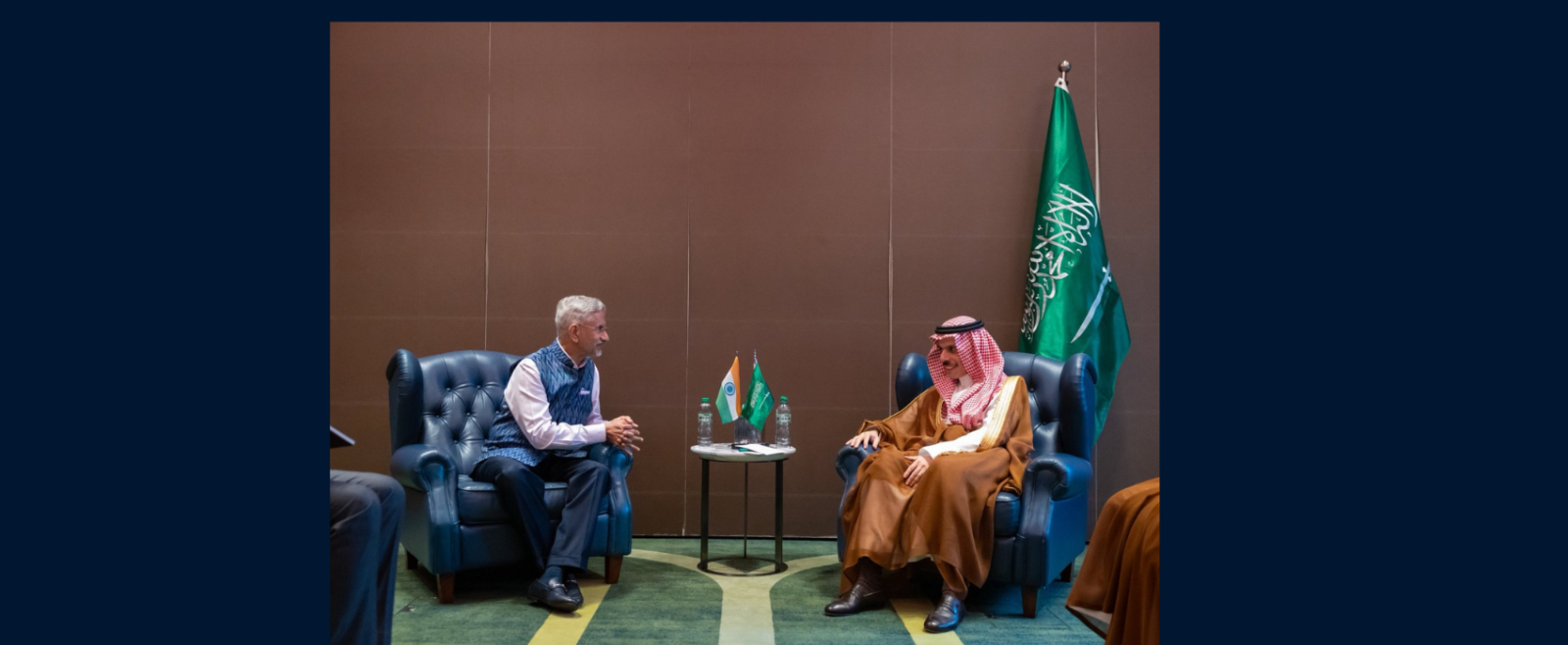 Hon’ble EAM Dr.S. Jaishankar met Foreign Minister H.H. Prince Faisal bin Farhan Al Saud in Cyprus.