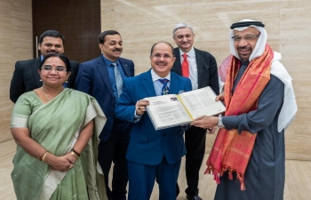 Delegation from Andhra Pradesh called on Saudi Minister of Investment H.E. Mr. Khalid Al  Falih during their visit to Saudi Arabia on February 25-27