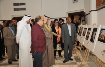 Painting and photography exhibition on Indian architecture and heritage hosted by the  Embassy of India on February 8, 2020