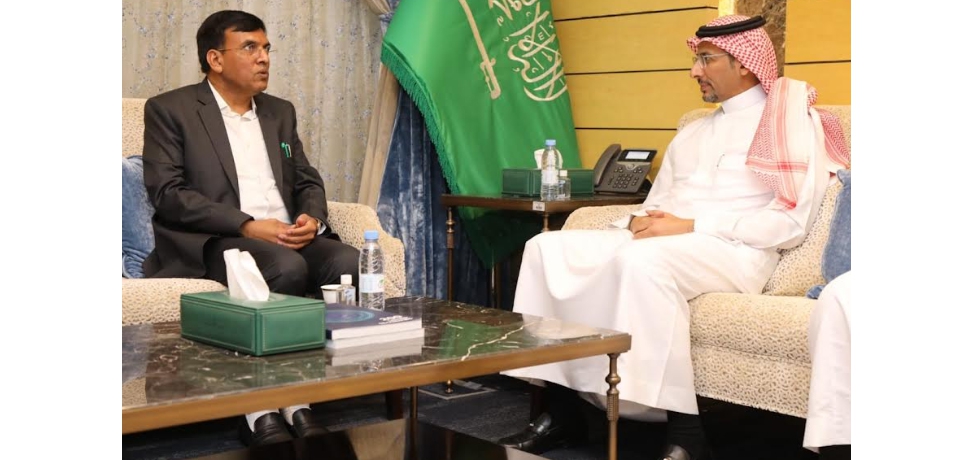 Dr. Mansukh Mandaviya, Minister of Health & Family Welfare and Chemicals and Fertilizers visited Riyadh on Thursday, August 25, 2022.