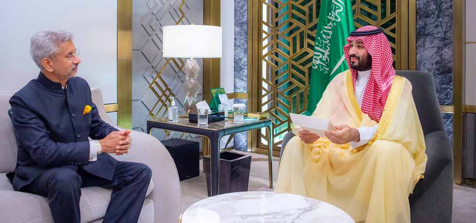 External Affairs Minister Dr. S. Jaishankar called on HRH Crown Prince Mohammed bin Salman in Jeddah, Saudi Arabia on 12 September 2022