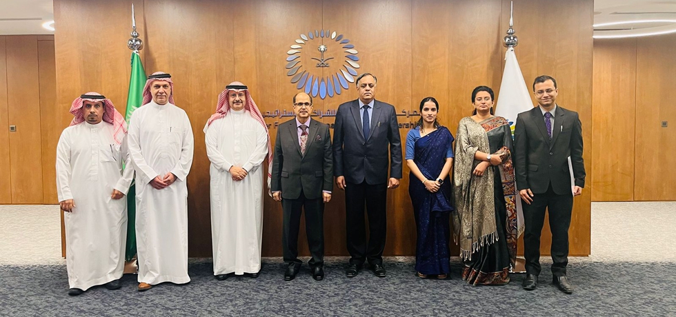 Dr. Ausaf Sayeed, Secretary (CPV&OIA)  led a delegation to Saudi Centre for International Startegic Partnerships in Riyadh. The Saudi side was led by H.E Dr. Faisal AlSugair, President & CEO SCISP