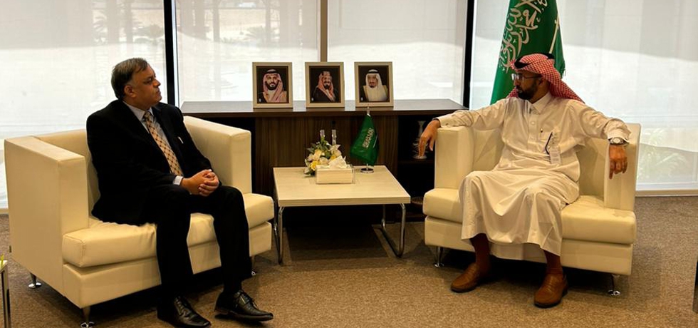 Ambassador Dr.Suhel Ajaz Khan met with Dr. Hisham Aljadhey, CEO of the Saudi Food & Drug Authority (SFDA) on April 12, 2023